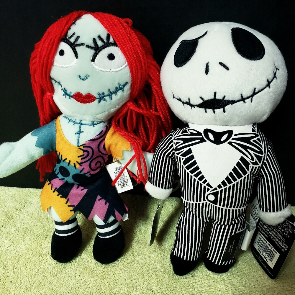 2pc 8in Plush Disney Nightmare before Christmas